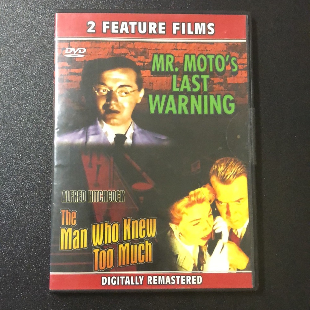 Mr. Moto’s Last Warning & The Man Who Knew Too Much 2 DVD set